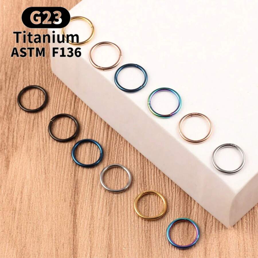 G23 Titanium Small Circle Nose - Body Jewelry Rings のレビューと価格