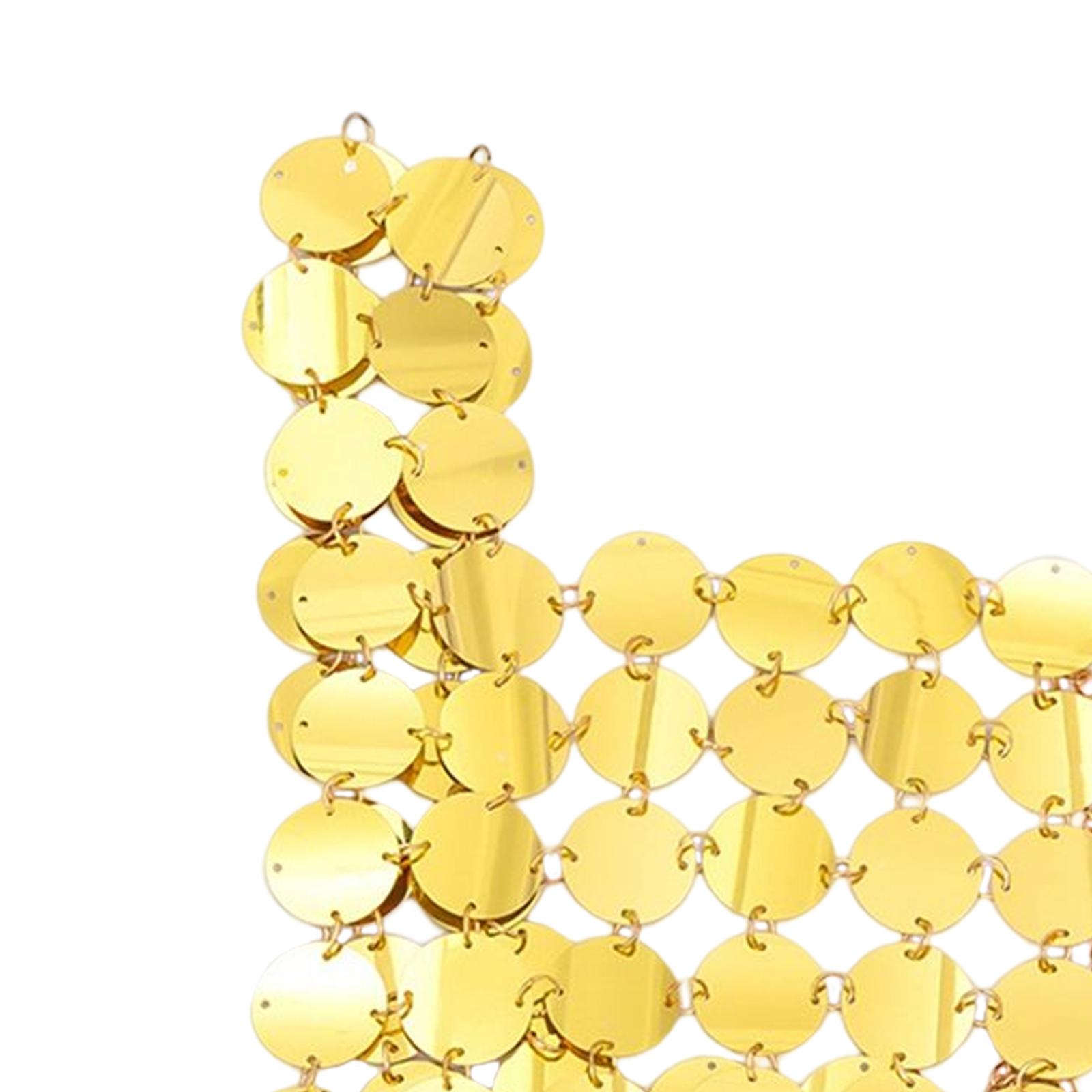 Sequin Vest Tank Tops Sparkly  - Body Jewelry Vest のレビューと価格
