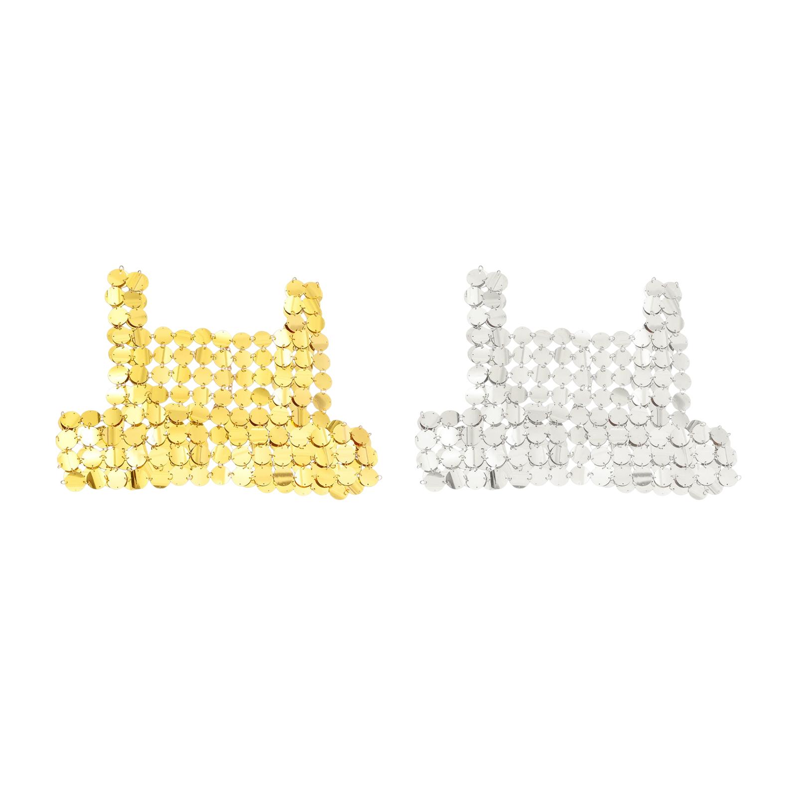 Sequin Vest Tank Tops Sparkly  - Body Jewelry Vest のレビューと価格