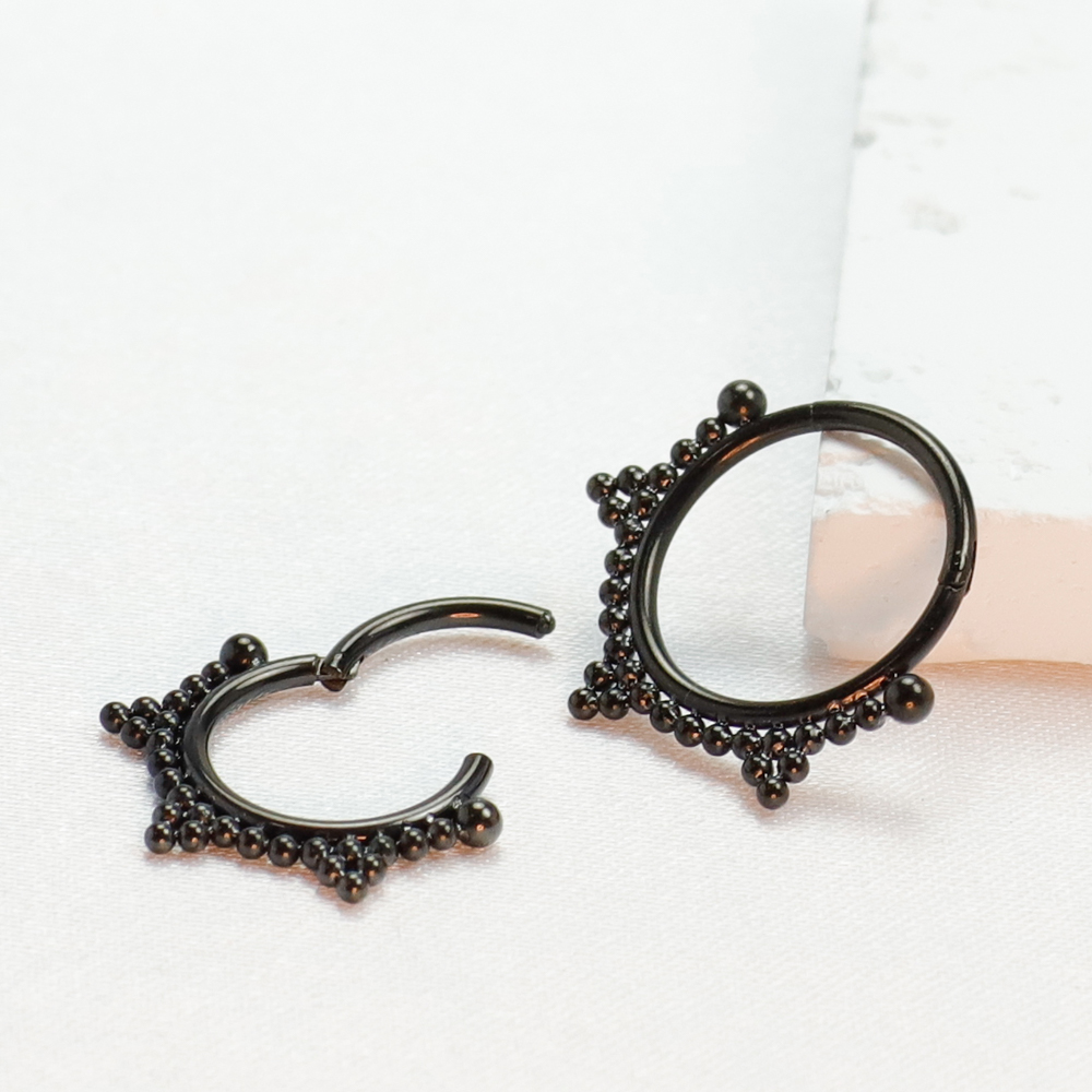 F136 Titanium Piercing Black N - Body Jewelry Implants のレビューと価格