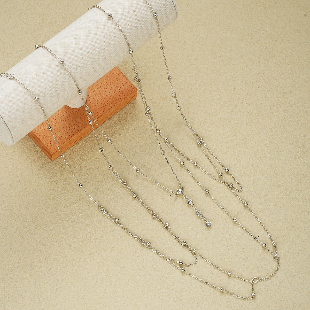 Vintage Silver Color Beaded Cr - Body Jewelry Harness のレビューと価格