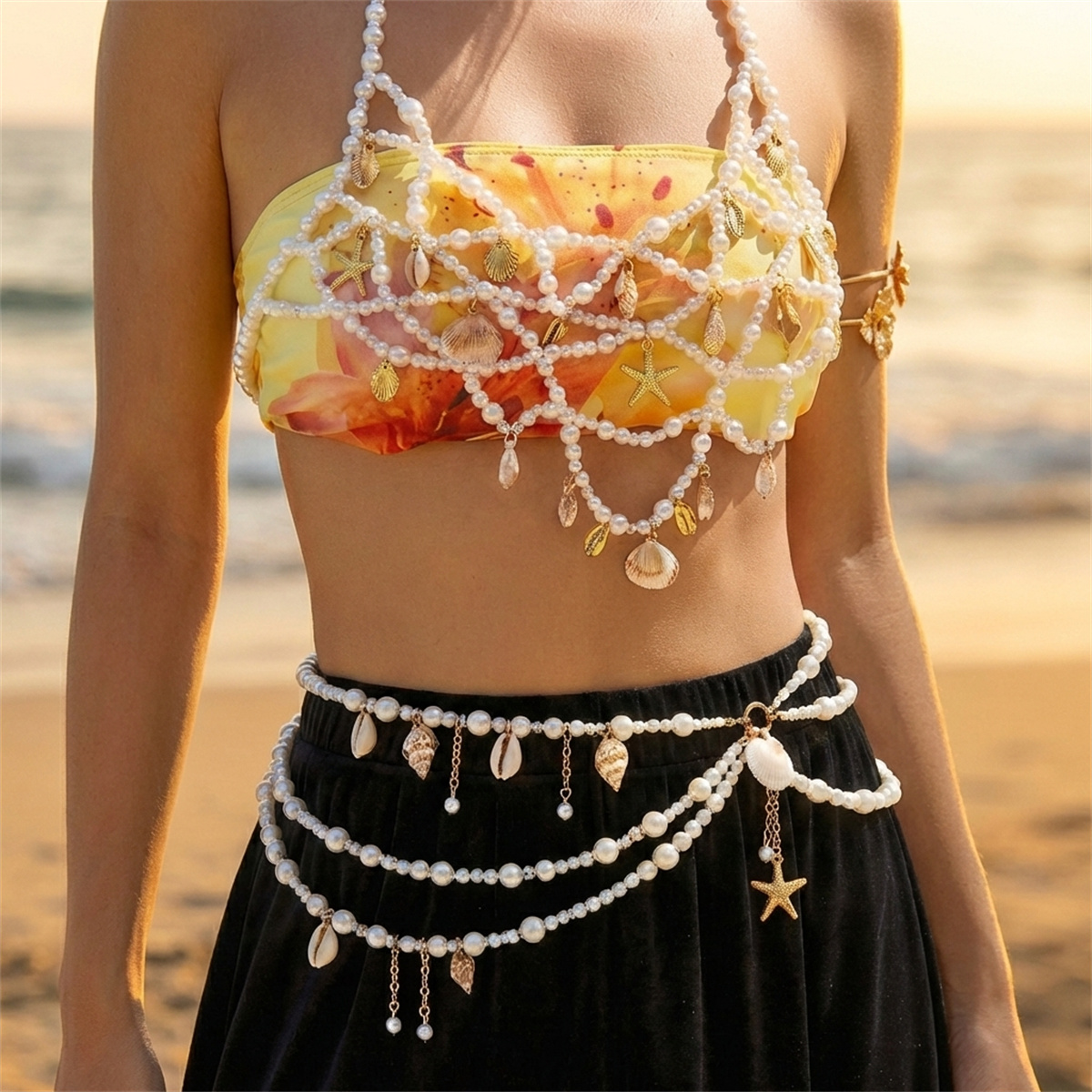Design Sense Hollow Net-like I - Body Jewelry Harness のレビューと価格