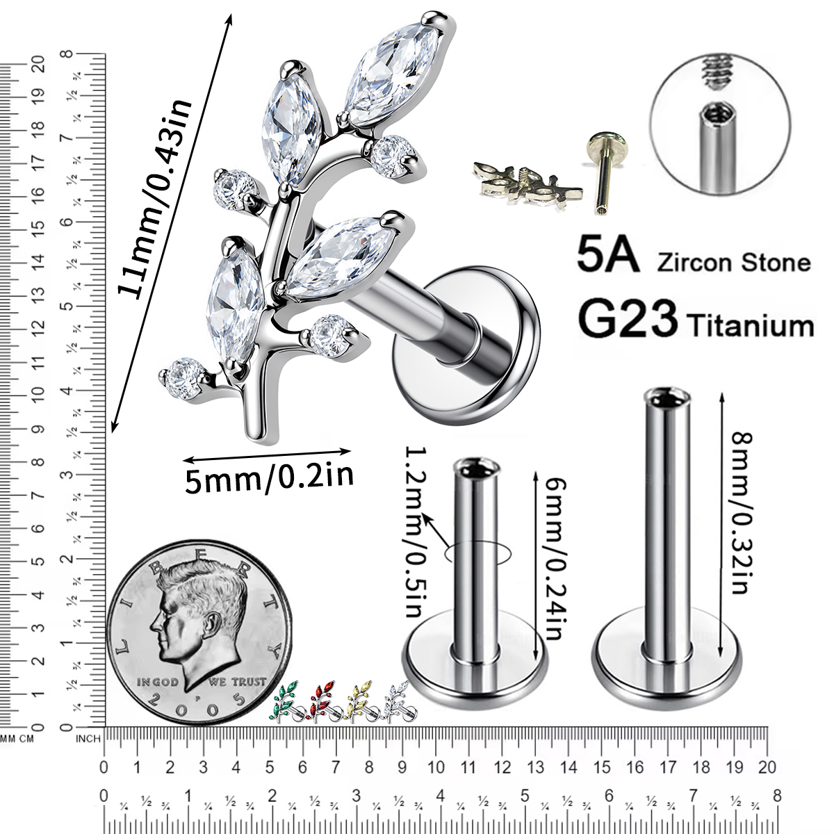 New Implant Grade ASTM F136 Ti - Body Jewelry Implants のレビューと価格