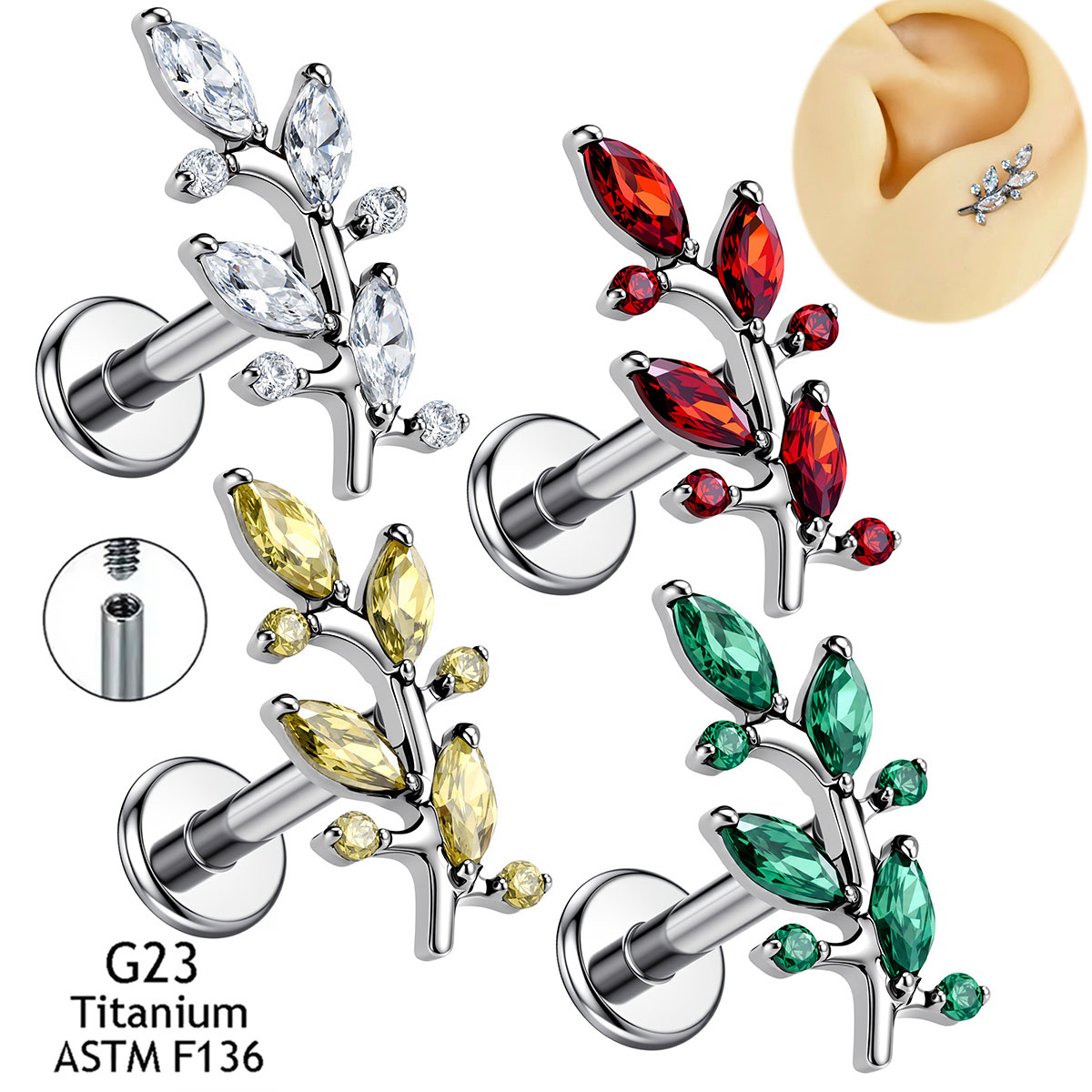 New Implant Grade ASTM F136 Ti - Body Jewelry Implants のレビューと価格