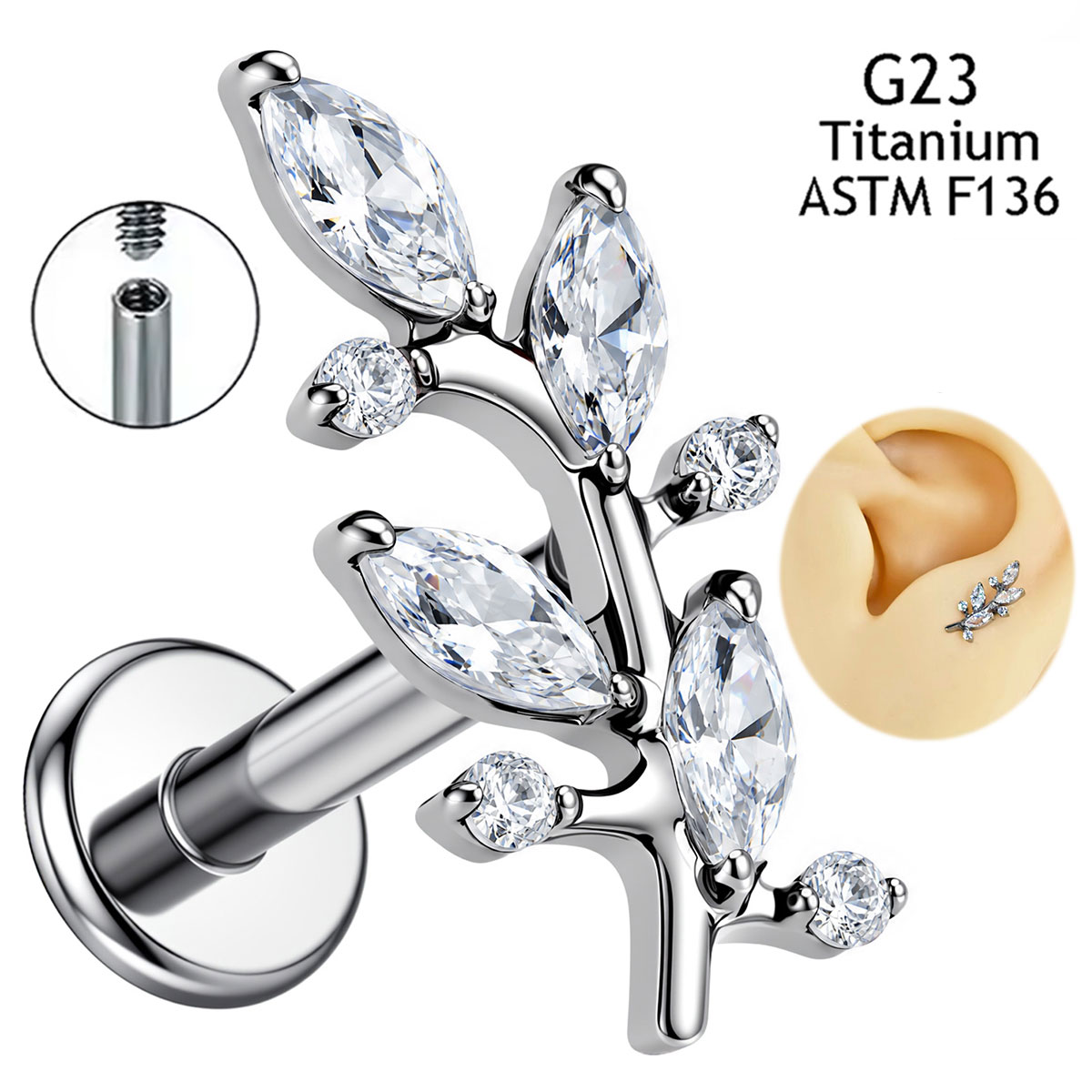 New Implant Grade ASTM F136 Ti - Body Jewelry Implants のレビューと価格