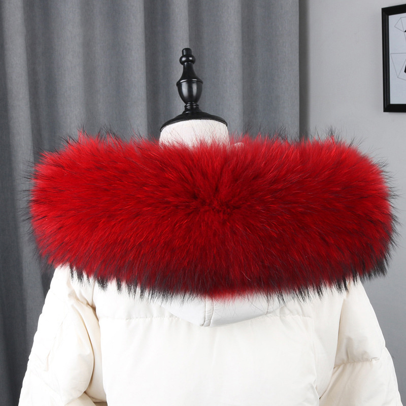 100% Real Fur Collar Coat Wint - Body Jewelry Luxury のレビューと価格