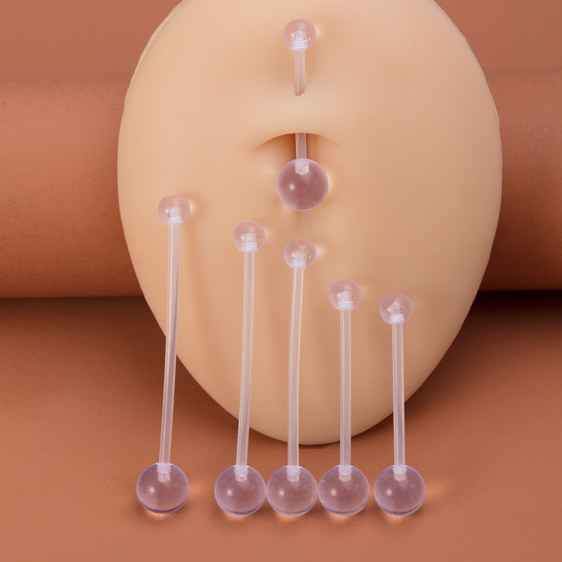 6pcs Flexible Navel Piercing A - Body Jewelry Implants のレビューと価格