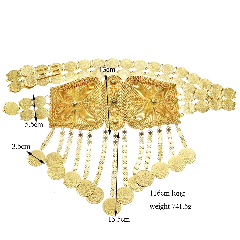 Kurdish Luxury Wedding Jewelry - Body Jewelry Gold Plated のレビューと価格