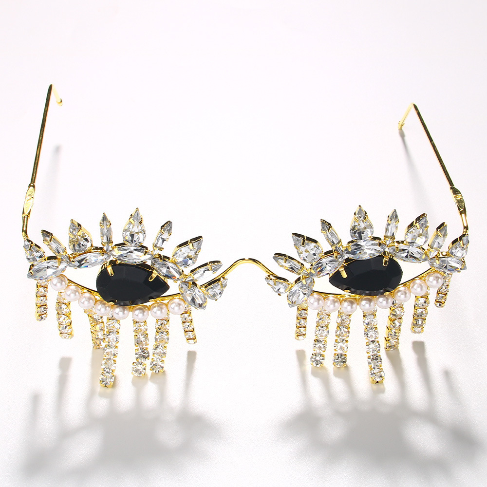 Stonefans Tassel Glasses Frame - Body Jewelry Luxury のレビューと価格