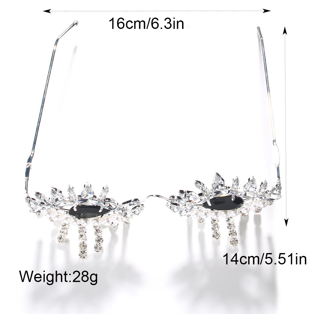 Stonefans Tassel Glasses Frame - Body Jewelry Luxury のレビューと価格