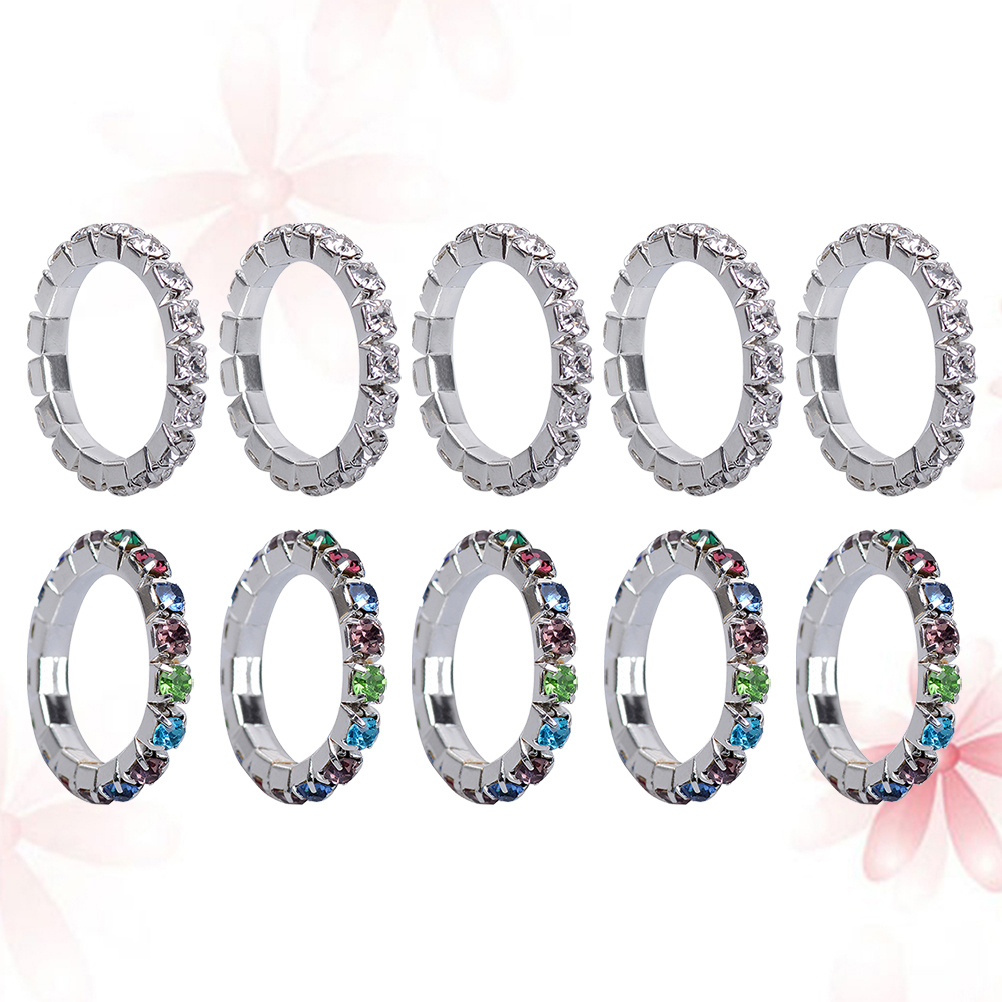 10Pcs Foot Toe Ring Fashion El - Body Jewelry Rings のレビューと価格