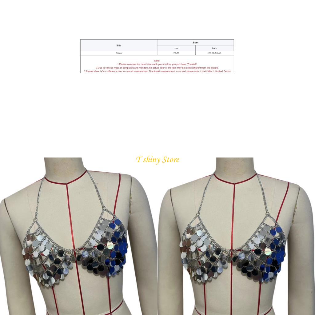 N58F Festive Sequins Vest Top  - Body Jewelry Vest のレビューと価格