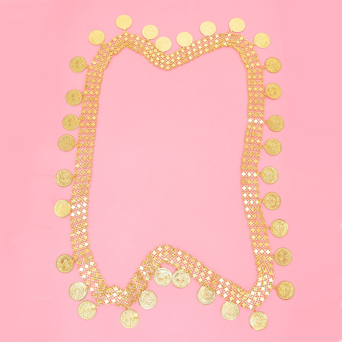 Gold Plated Simple Large Coins - Body Jewelry Gold Plated のレビューと価格