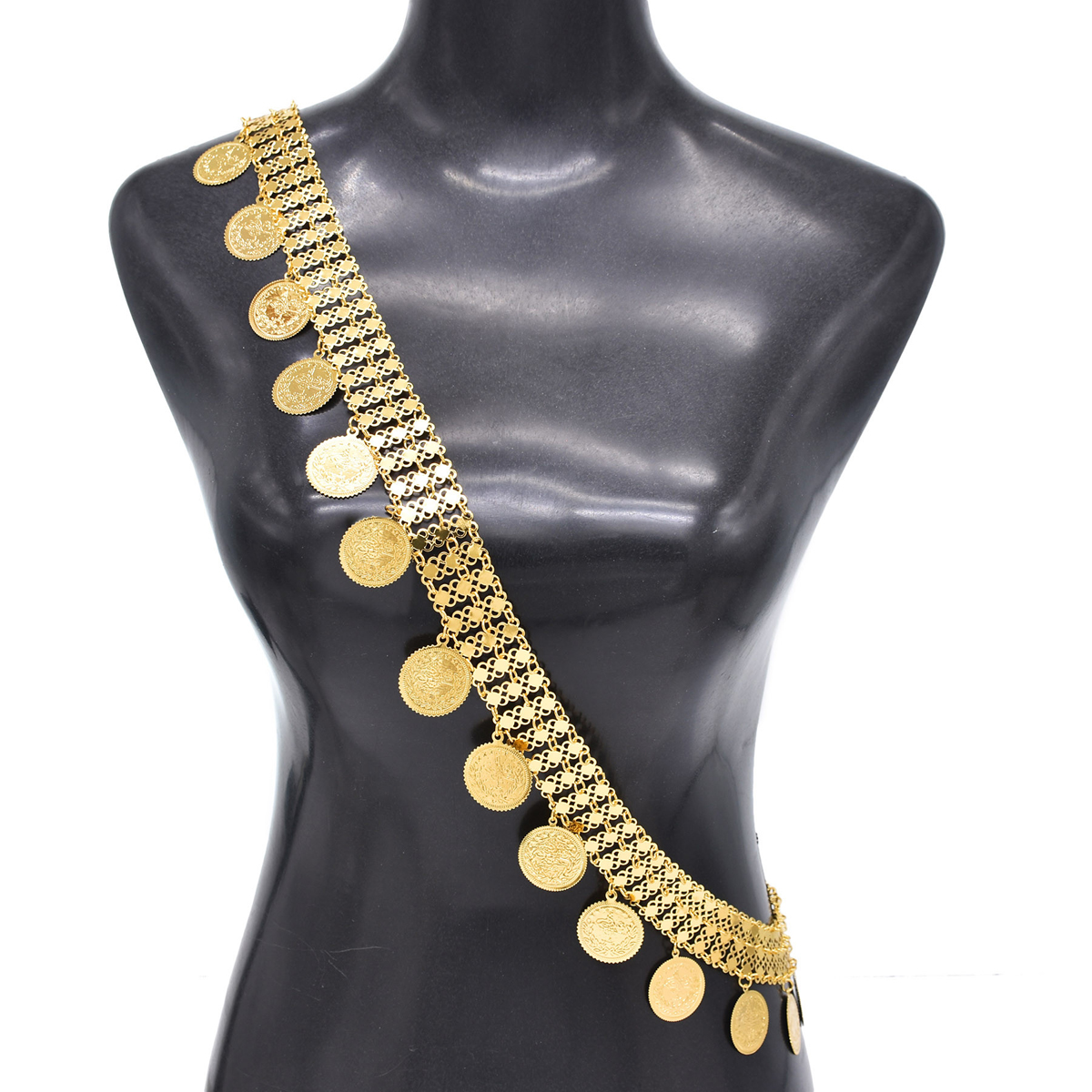 Gold Plated Simple Large Coins - Body Jewelry Gold Plated のレビューと価格