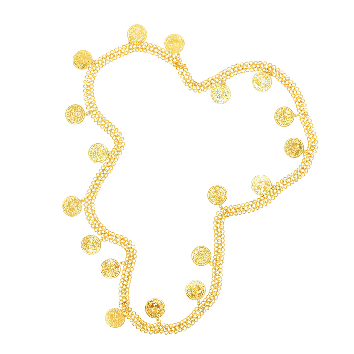 Gold Plated Simple Large Coins - Body Jewelry Gold Plated のレビューと価格