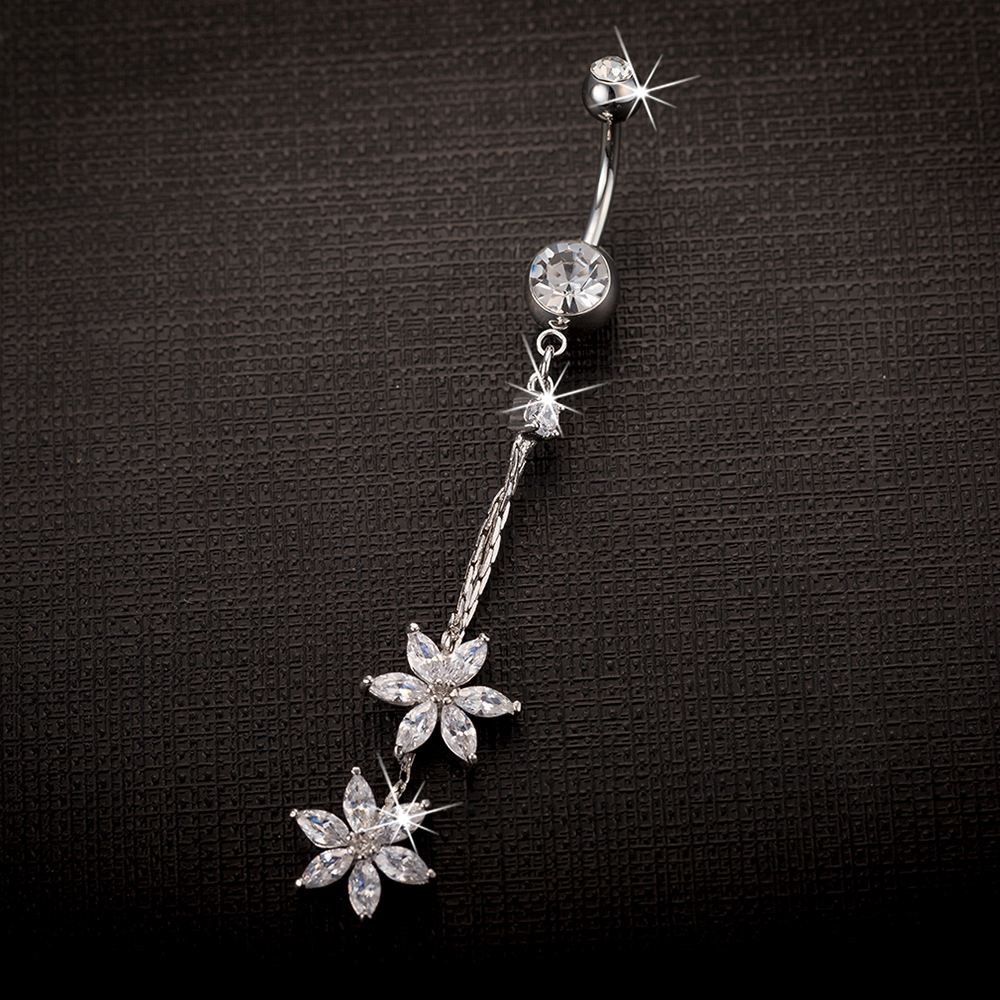 Kuniu 1pc y2k Fashion Flower P - Body Jewelry Implants のレビューと価格