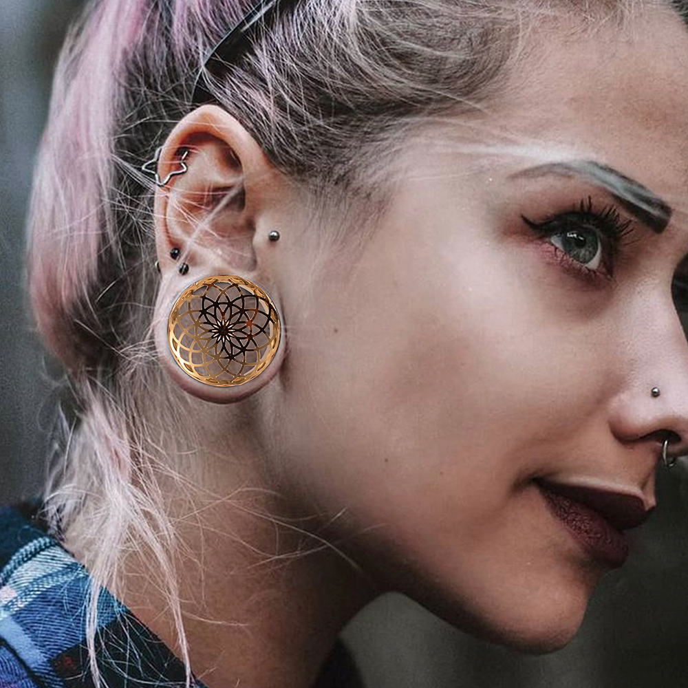 Vankula 2PCS 316 Stainless Ste - Body Jewelry Ear Plugs のレビューと価格