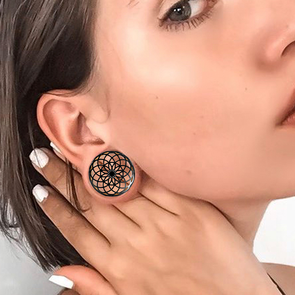 Vankula 2PCS 316 Stainless Ste - Body Jewelry Ear Plugs のレビューと価格