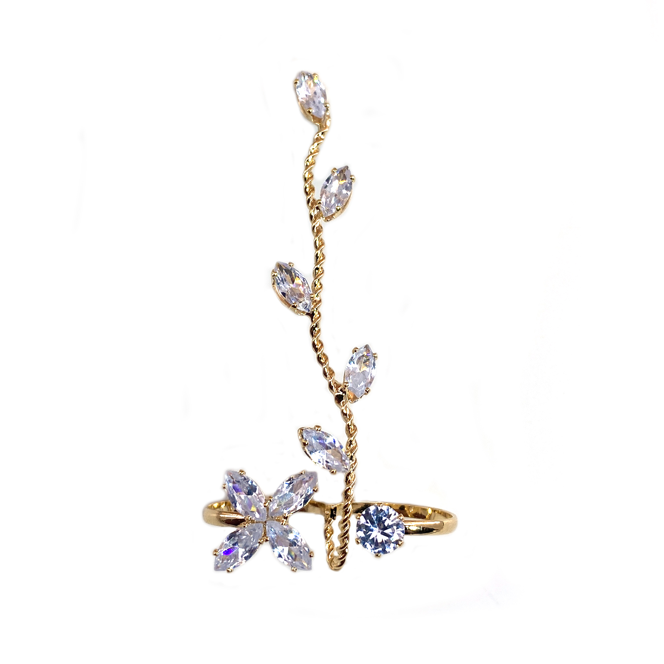 1pc Exquisite Zircon Foot Ring - Body Jewelry Rings のレビューと価格