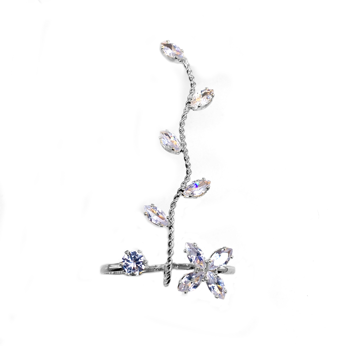 1pc Exquisite Zircon Foot Ring - Body Jewelry Rings のレビューと価格