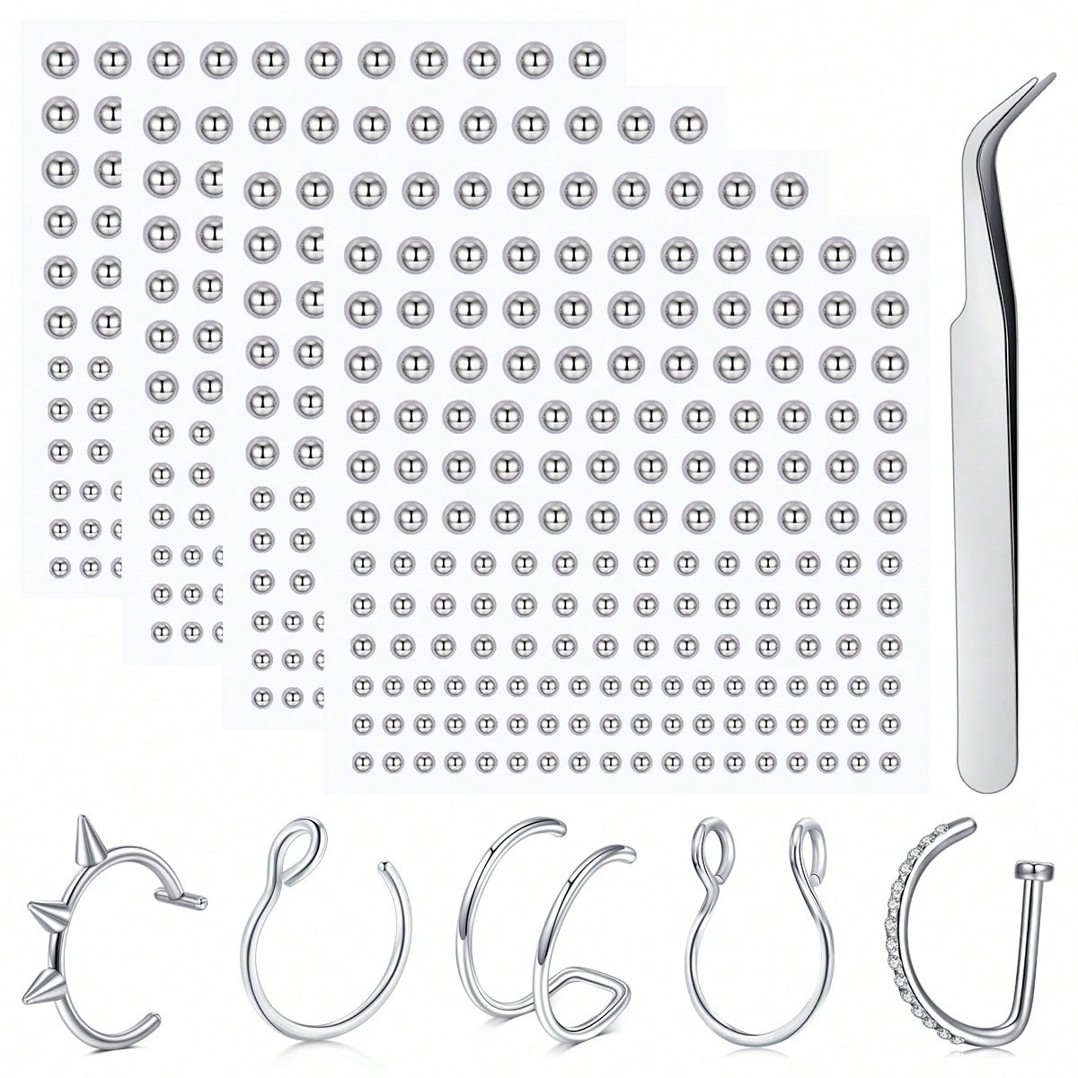 Fake Piercing Jewelry - Nose R - Body Jewelry Etc のレビューと価格
